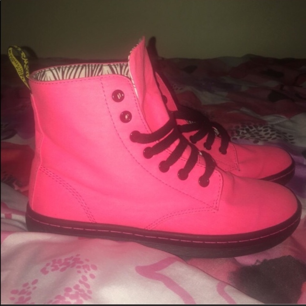 Pink Dr. Martens